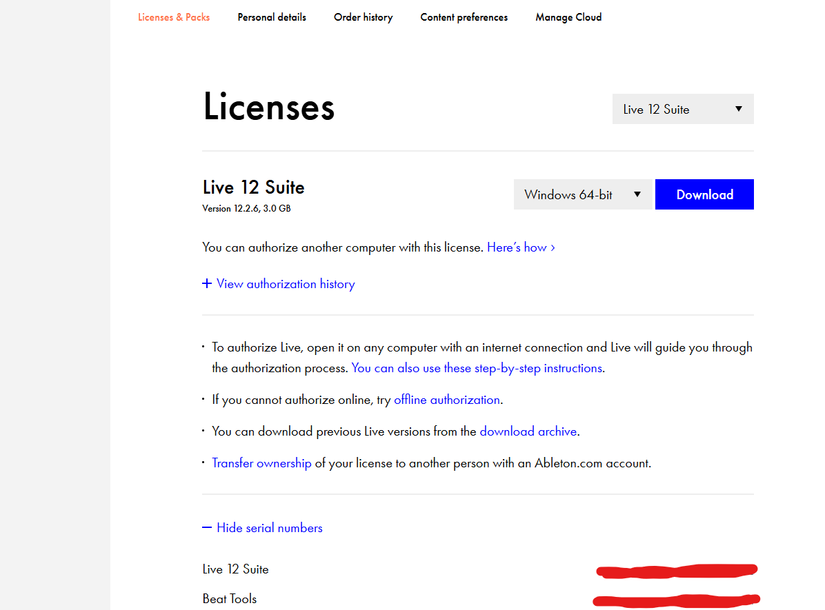 Ableton Ableton Live 12 Suite License